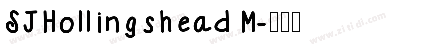 SJHollingshead M字体转换
